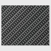 Monogram Initiaal letter F Cadeaupapier (Vlak)