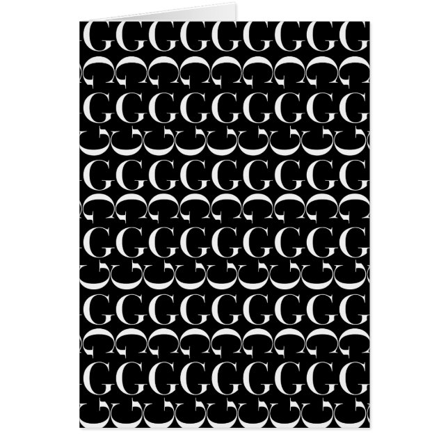 Monogram Initiaal Letter G (Voorkant)