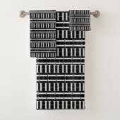 Monogram Initiaal letter H Bad Handdoek (Insitu)