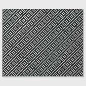 Monogram Initiaal letter H Cadeaupapier (Vlak)