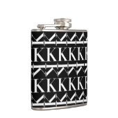 Monogram Initiaal letter K Heupfles (Rechts)