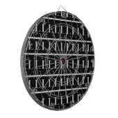 Monogram Initiaal Letter L Dartbord (Voorkant Links)