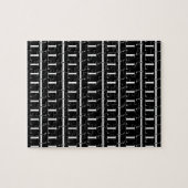 Monogram Initiaal Letter L Legpuzzel (Horizontaal)