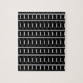 Monogram Initiaal Letter L Legpuzzel (Verticaal)