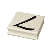 Monogram Initiaal Letter L Rubberstempel (Stempel)