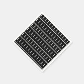 Monogram Initiaal Letter L Servet (Hoek)