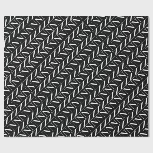 Monogram Initiaal letter N Cadeaupapier (Vlak)