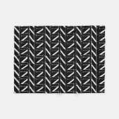 Monogram Initiaal letter N Fleece Deken (Voorkant (Horizontaal))