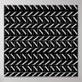 Monogram Initiaal letter N Poster (Voorkant)