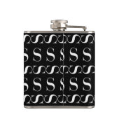 Monogram Initiaal letter S Heupfles (Achterkant)