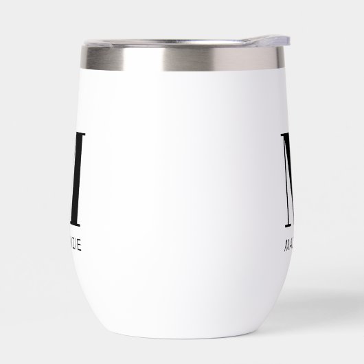 Monogram Initiaal Naam Eenvoudig (Links)