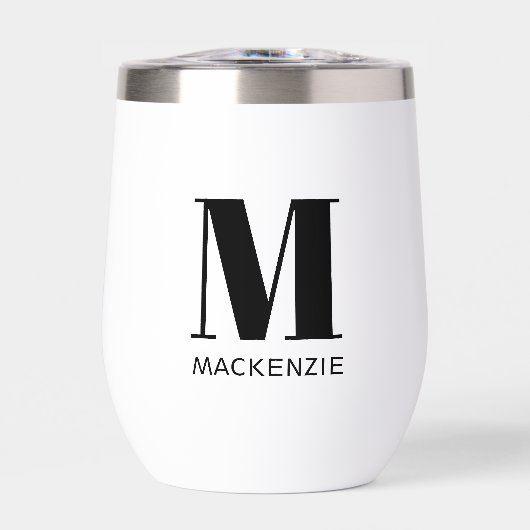 Monogram Initiaal Naam Eenvoudig (Voorkant)