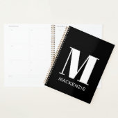 Monogram Initiaal Naam Eenvoudig aangepast Planner (Display)