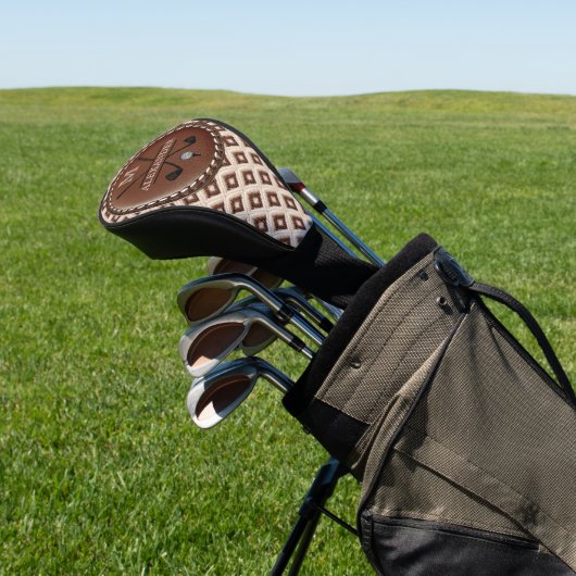  Monogram Initiaal Naam Golfheadcover (Insitu)