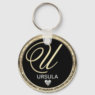 Monogram Initiaal Naam Sleutelhanger