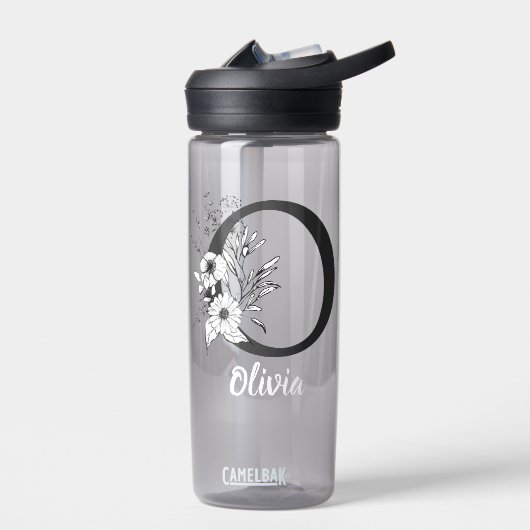 Monogram Initiaal O CamelBak Floral Water Fles (Links)
