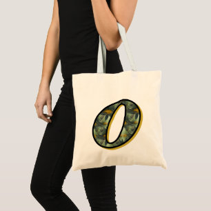 Monogram Initiaal O Madeliefjes Bloem Kunst Tote Bag