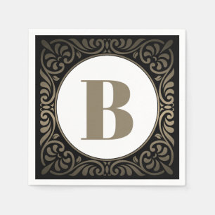 Monogram Initiaal Servet