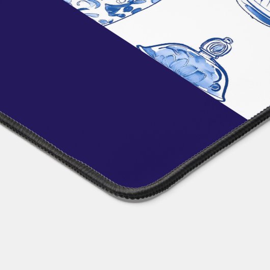 Monogram Initial Chinoiserie Floral China  (Coin)