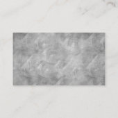 Monogram Initial O Hydrangea Flowers Visitekaartje (Achterkant)