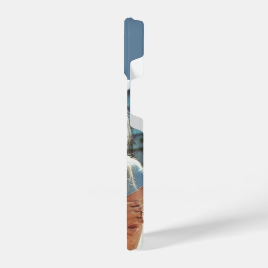 Monogram Initial Photograph Modern iPhone Hoesje (Linkerkant)