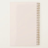 Monogram Initialen Business Planner Script Naam (Achterkant)