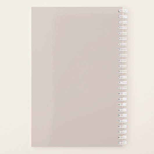 Monogram Initials Business Planner Script Pink (Dos)