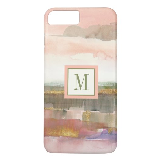 Monogram | Invloed van Lijn- en Kleurgoudgewassen Case-Mate iPhone Case (Achterkant)