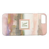 Monogram | Invloed van Lijn- en Kleurgoudgewassen Case-Mate iPhone Case (Achterkant (Horizontaal))