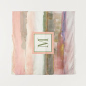 Monogram | Invloed van Lijn- en Kleurgoudgewassen Wandkleed (Voorkant)