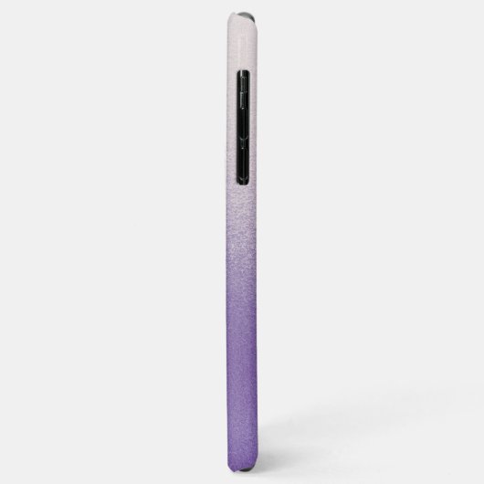 *~* Monogram Irijdescent pasta Lavender Gradient Case-Mate iPhone Case (Achterkant/links)