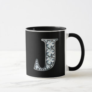 Monogram J Faux Diamond Mok