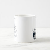 Monogram J Initiaal Coffee Mok (Center)
