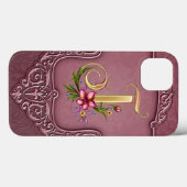 Monogram J iPad Air Case (Achterkant (horizontaal))