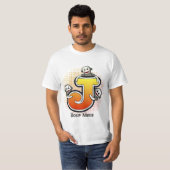Monogram J Sock Monkey T-shirt (Voorkant volledig)