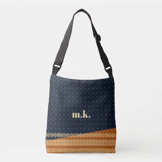 Monogram Japanese Tortoise and Diamond Crossbody Tas (Voorkant)