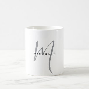 Monogram Jouw naam Speciaal geschenk Geliefden Koffiemok