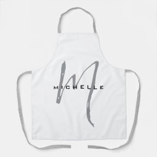 Monogram Jouw naam Speciaal geschenk Geliefden Schort