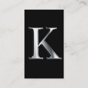 mONOGRAM K carte de visite