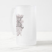   monogram "K" Matglas Bierpul (Voorkant links)