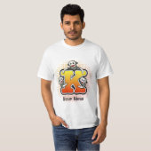 Monogram K Sock Monkey T-Shirt (Voorkant volledig)