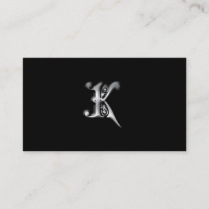 Monogram K visitekaartjes