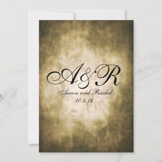 monogram kaart (Voorkant)