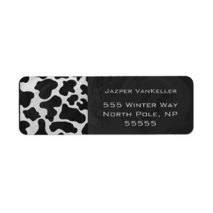 Monogram Kabelzwart en wit Etiket