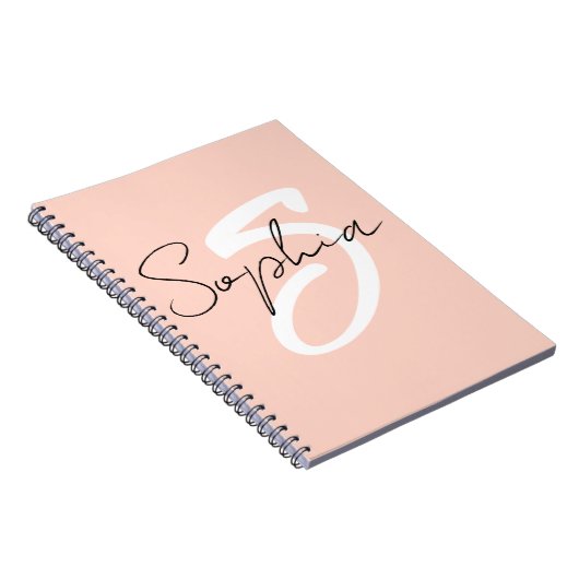 Monogram kalligrafie studie merkt Multomap op met  Notitieboek (Rechterzijde)