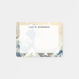 Monogram Katsushika Hokusai, Grote golf Kanagawa Post-it® Notes