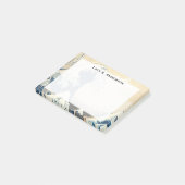 Monogram Katsushika Hokusai, Grote golf Kanagawa Post-it® Notes (Schuin)