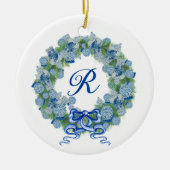 Monogram Kerst Ginger Jar Jars Chinoiserie Keramisch Ornament (Voorkant)