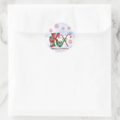 Monogram Kerst sticker K (Tas)