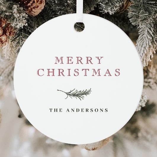  Monogram Kerstboom Ornament